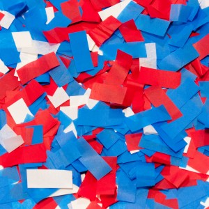 Red, White, and Blue Confetti